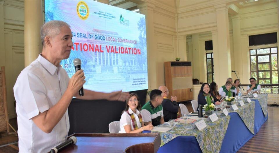 NEGROS OCCIDENTAL UNDERGOES SGLG NATIONAL EVALUATION.