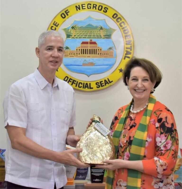 Negros Occidental Gov. Bong Lacson Welcomes US Ambassador MaryKay Carlson for Partnership Talks